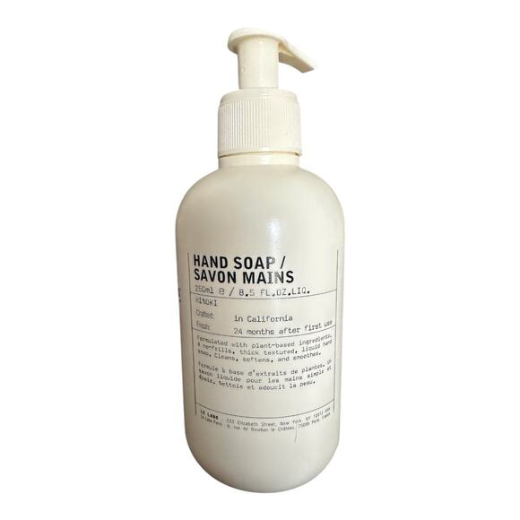 Le Labo Hinoki Hand Soap 8.5 oz 250 ml ELEGANT & SOOTHING Cleanser O93
